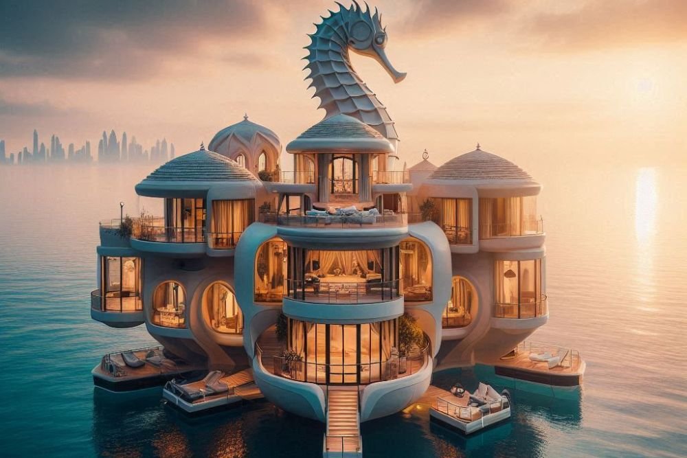 Floating Sea-Horse Villa of Dubai