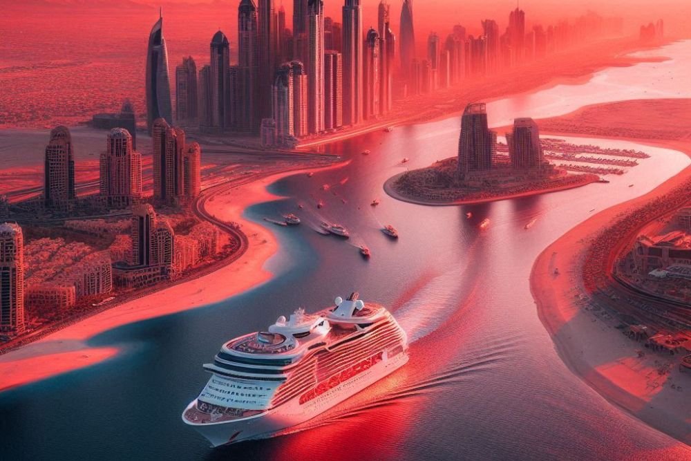 Sailing Dubai in Yacht