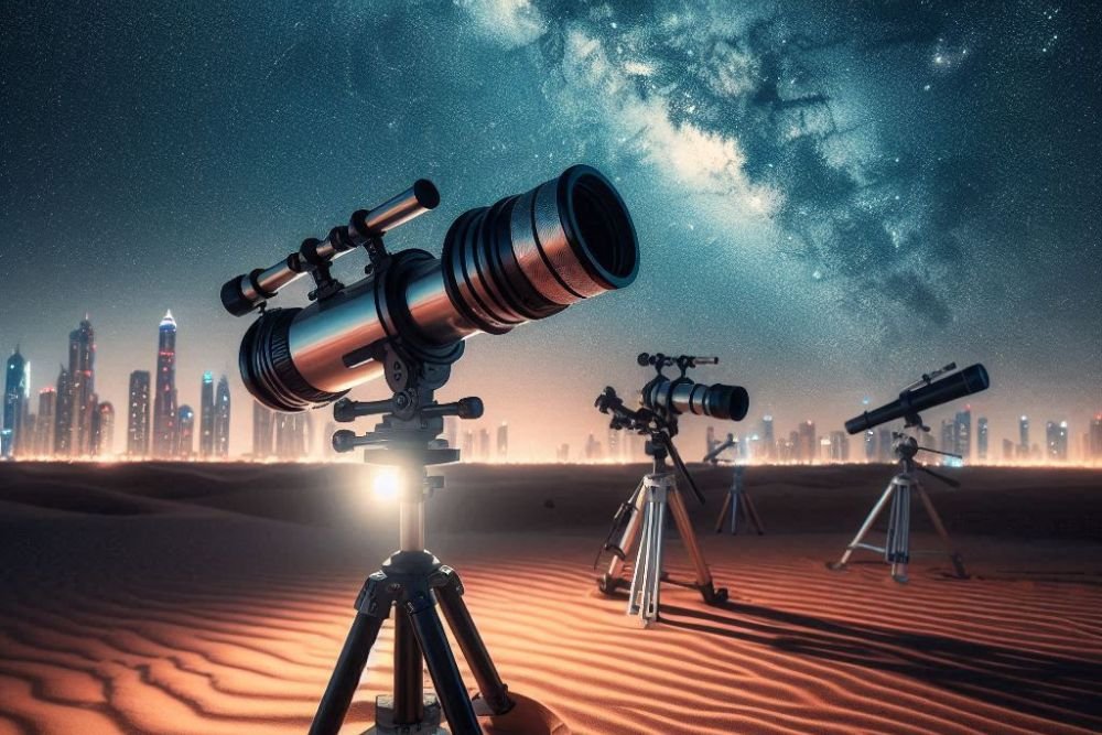 Stargazing in Desert