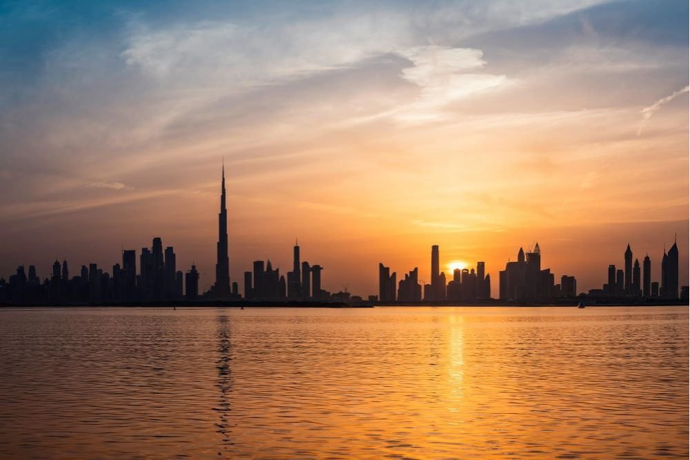 Dubai Skyline Sunrise