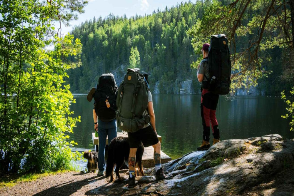 Hiking in Laajavuori