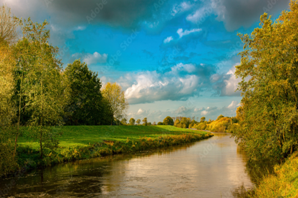 Oldenburg Harbour and the Hunte River