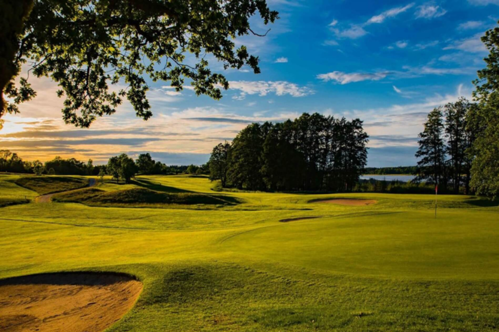 Golfing at Sigtuna Golf Club