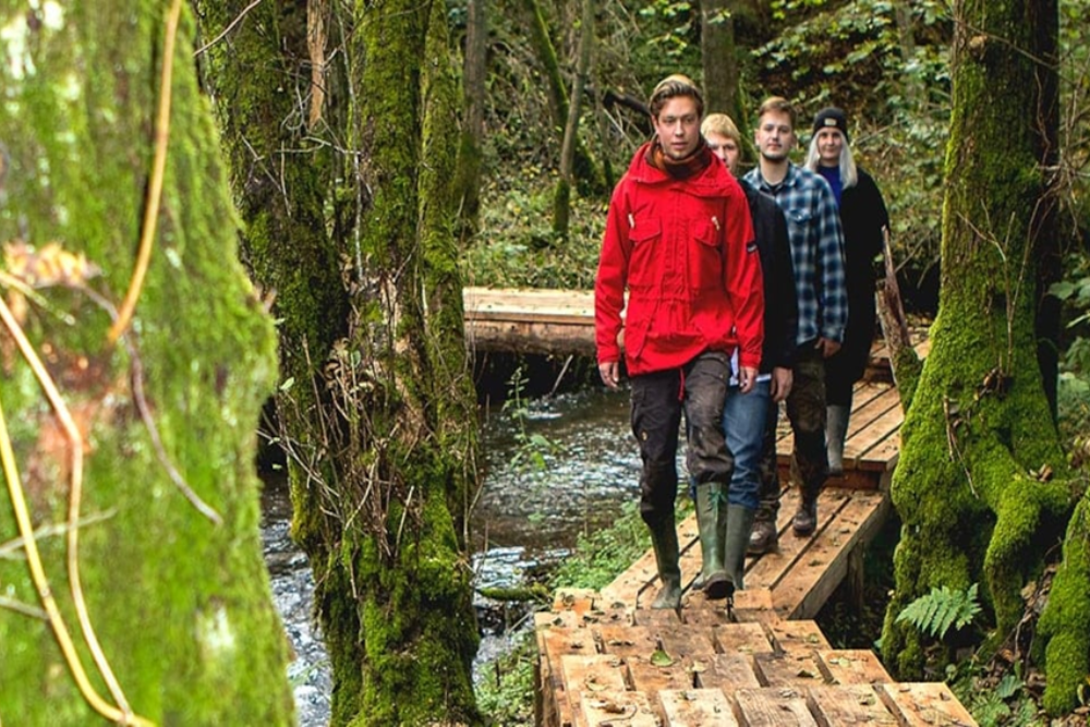 Hiking in Grejsdalen Valley