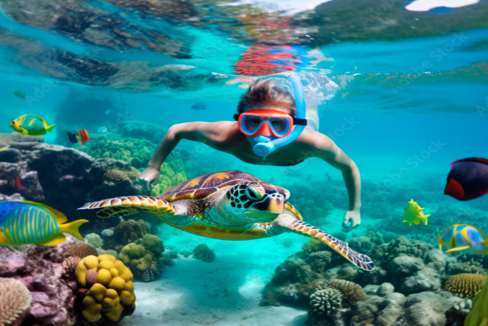 Snorkeling and Swimming