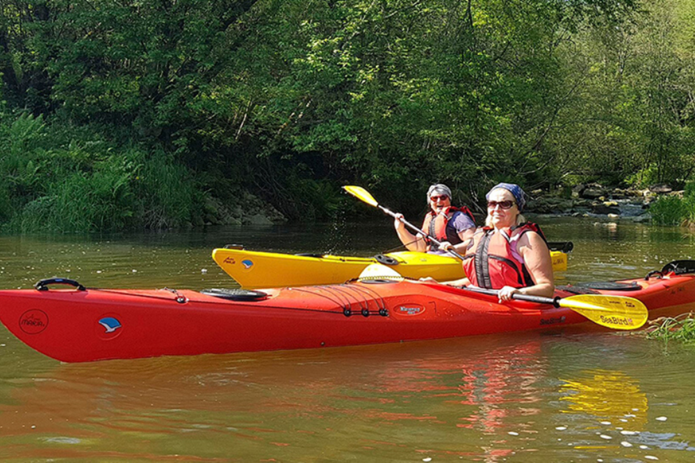 Kayaking on Kokemaenjoki River