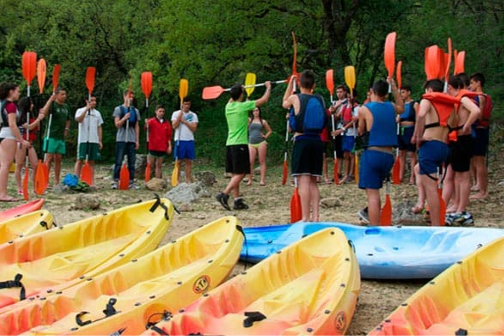 Kayaking on the Segura River
