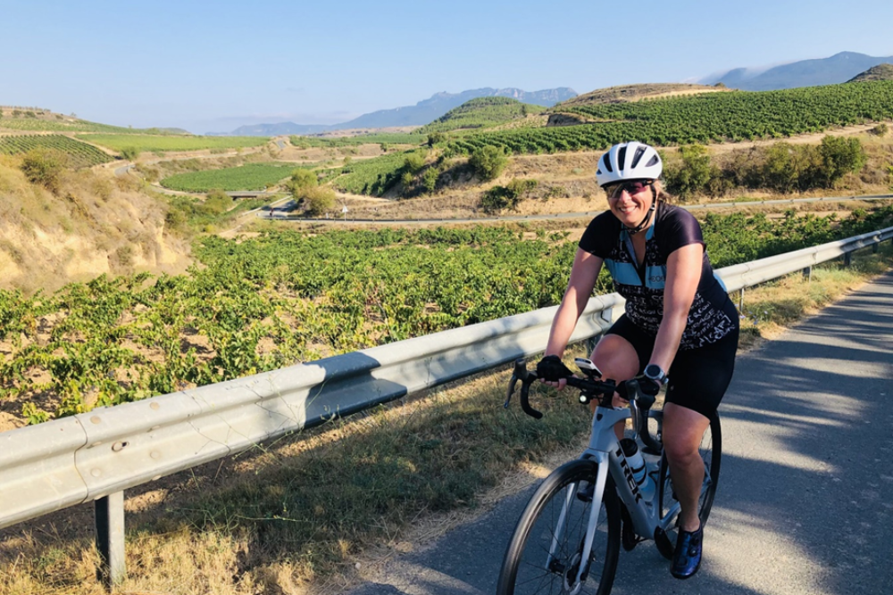 Cycling along the Ebro River