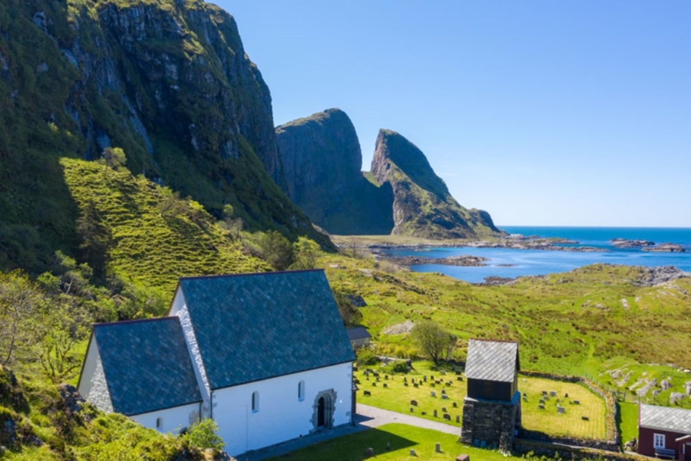 Kinn Island & Kinn Church