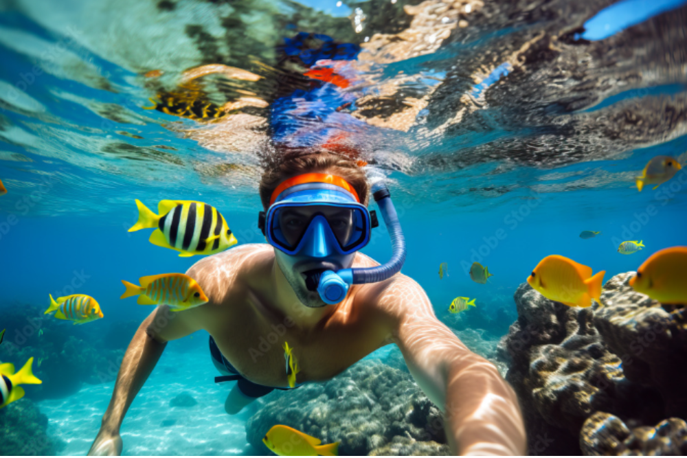 Snorkeling at Playa Blanca