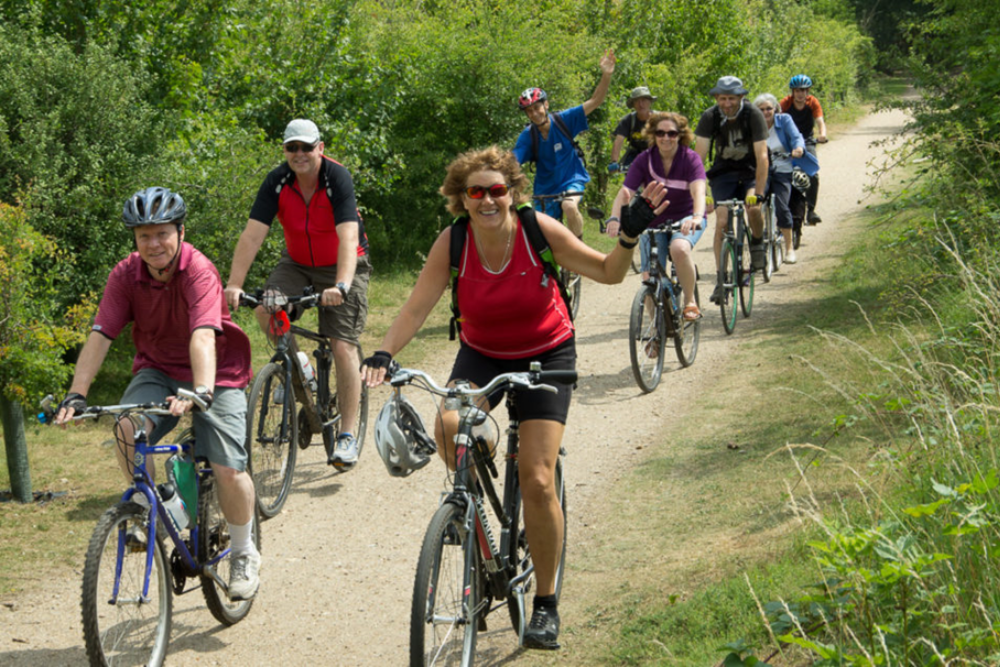 Cycling the Alban Way