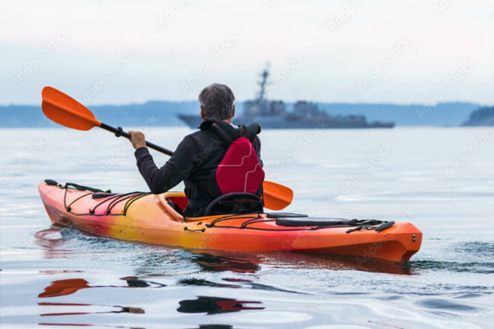 Kayaking in the Puget Sound