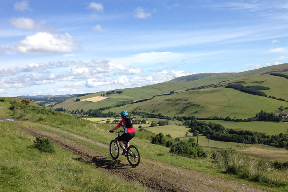 Mountain Biking at Pentland Hills