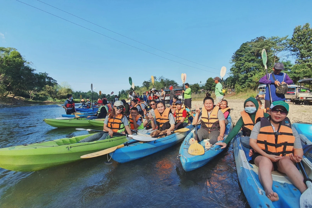 Kayaking on the Po River