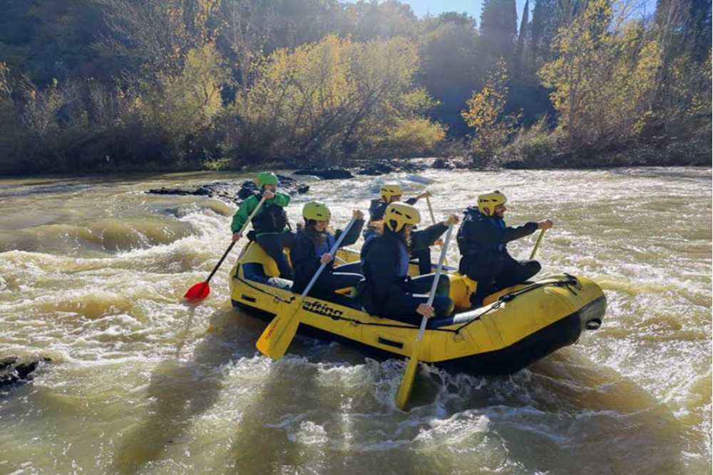 Rafting on the Arno River