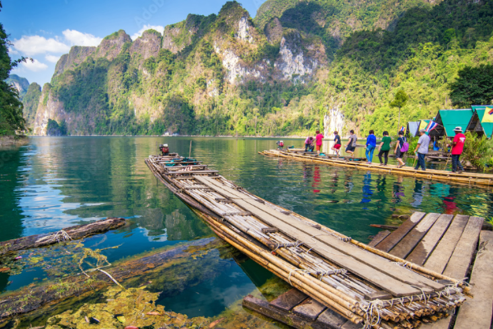 Bamboo Rafting on the Sok River