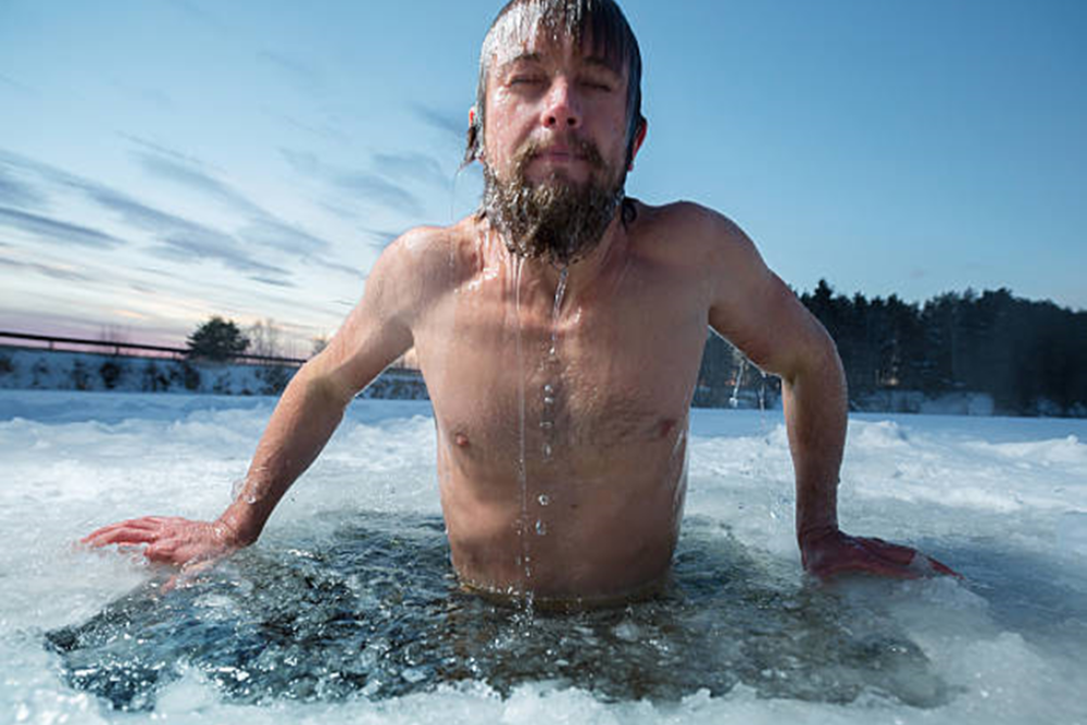 Ice Swimming and Sauna