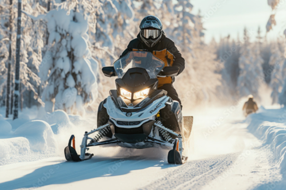 Snowmobiling and Skiing in Northern Wisconsin