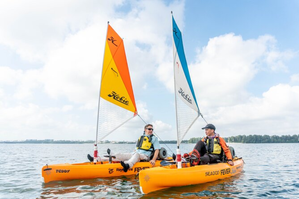 Kayaking and Sailing