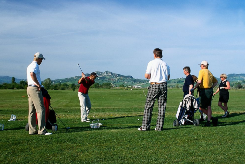 Golfing