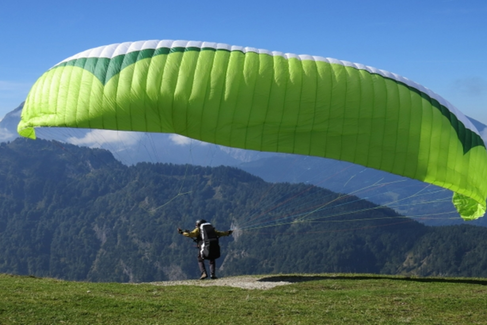 Paragliding Over the Galician Countryside