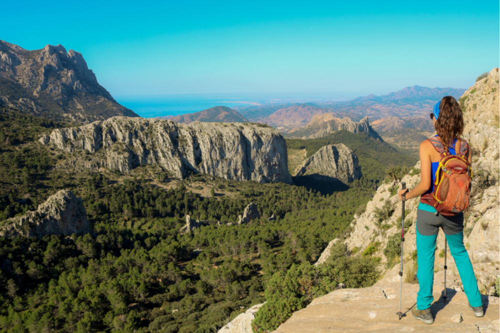 Hiking in the Sierra de la Oretana