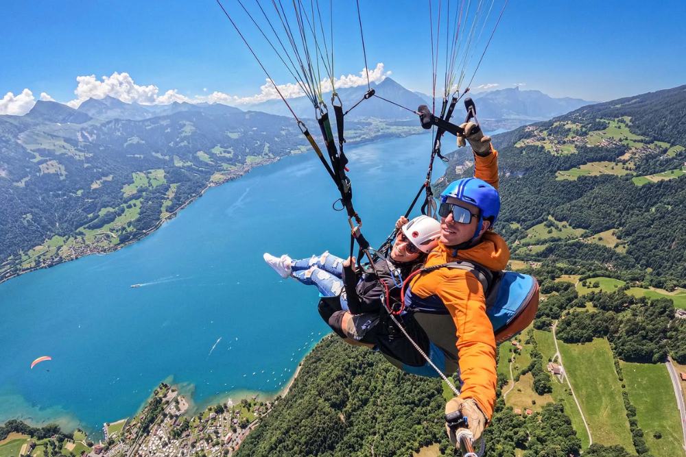 Paragliding Over the Aspromonte Mountains