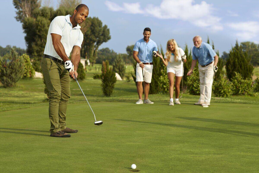 Golfing