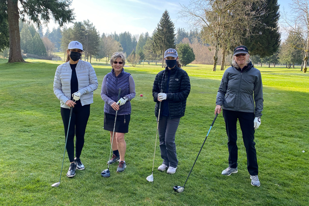 Golfing
