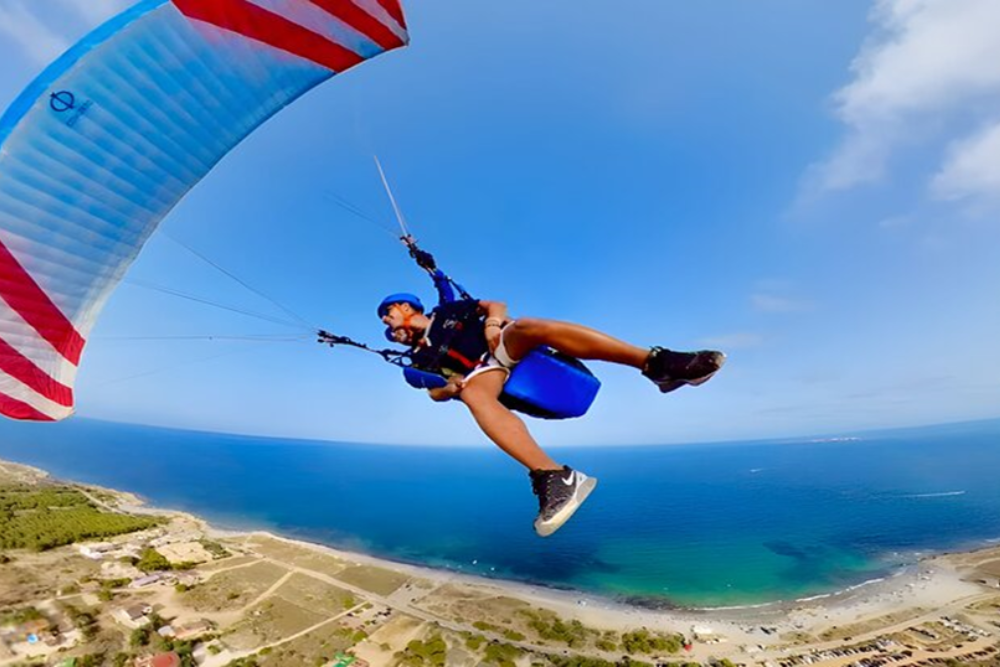 Paragliding in Alhama de Murcia