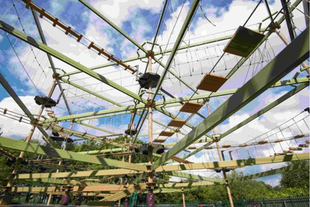 High Rope Adventure at The National Water Sports Centre