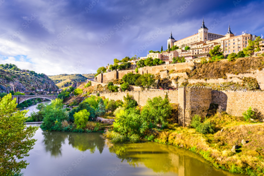 Admire the Tajo River and Mirador Del Valle