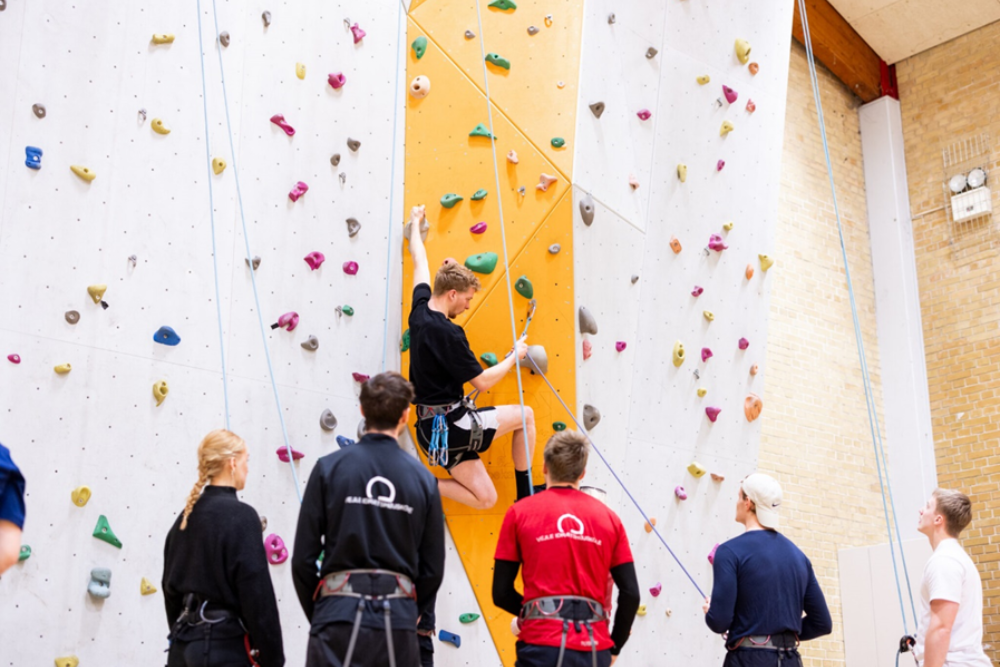 Rock Climbing at Vejle’s Indoor Climbing Center