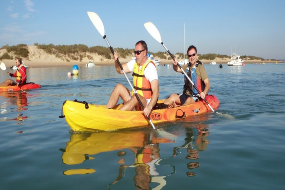 Kayaking in Sancti Petri