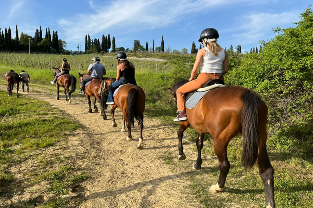 Horseback Riding in the Tuscan Countryside