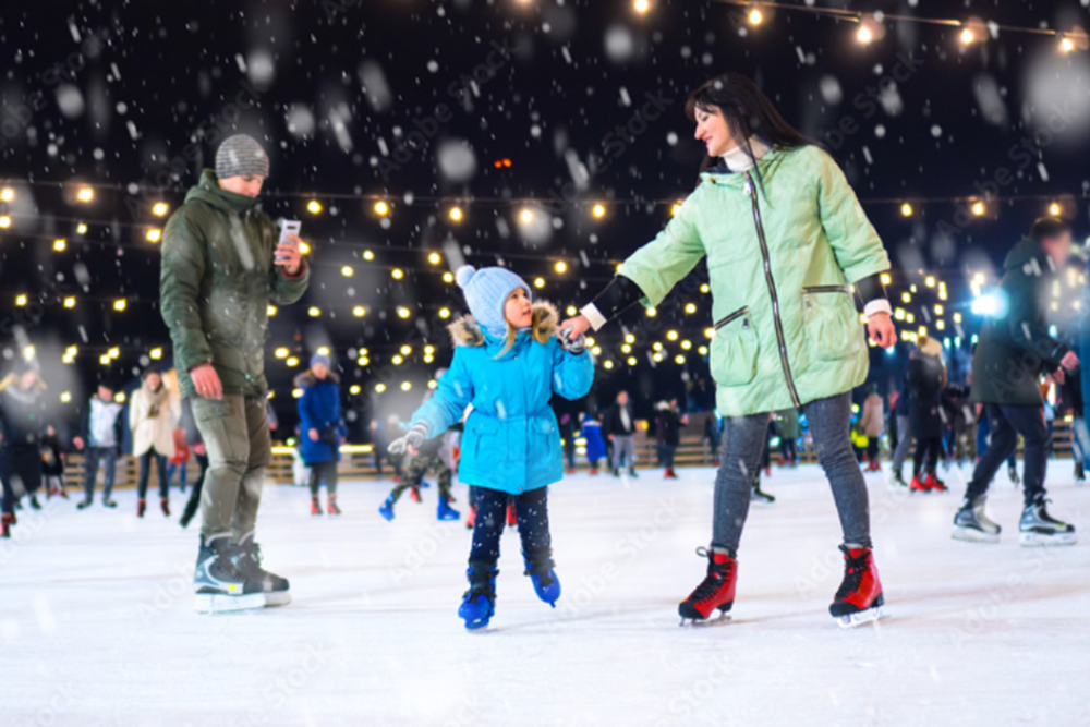 Ice Skating on Outdoor Rinks