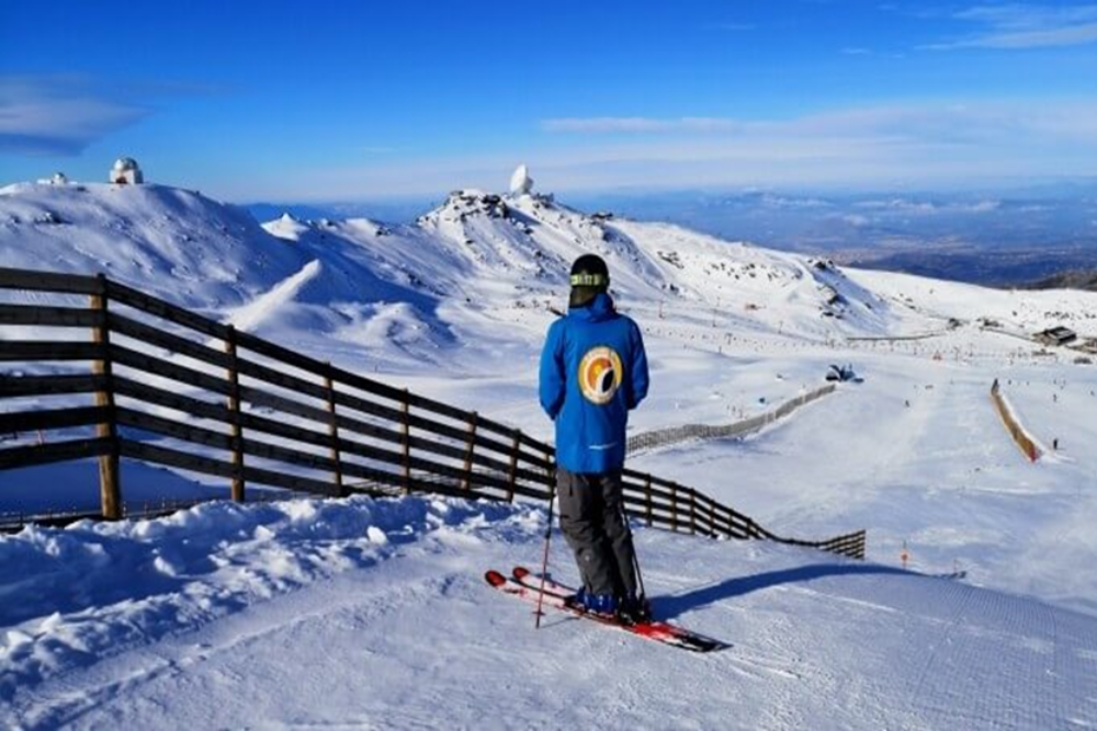 Skiing in the Sierra de Bejes