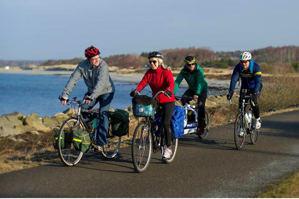 Cycling along the Kattegattleden