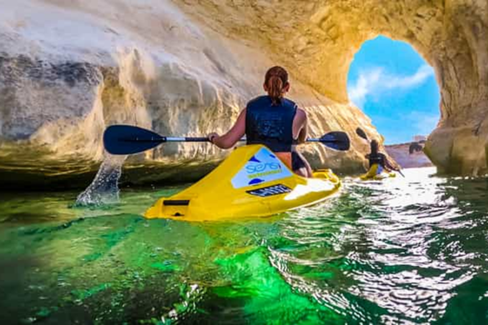 Kayaking in Marsaskala Bay