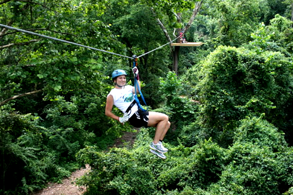 Zip Lining in the Ozarks