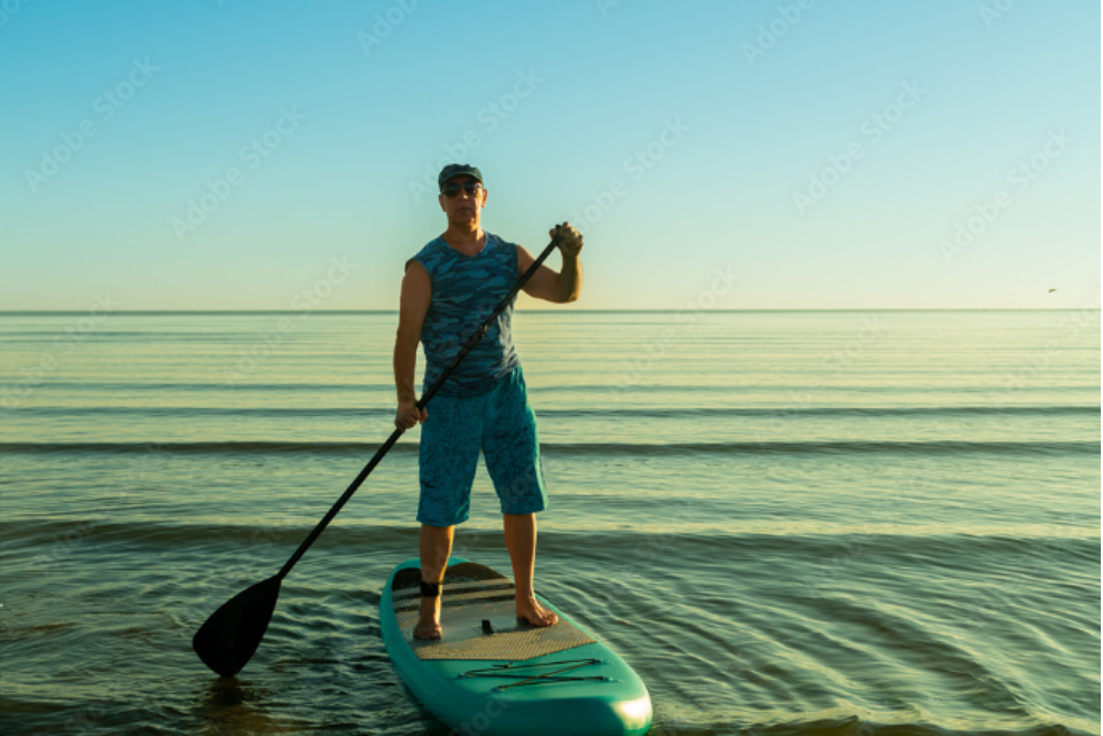 Paddle boarding