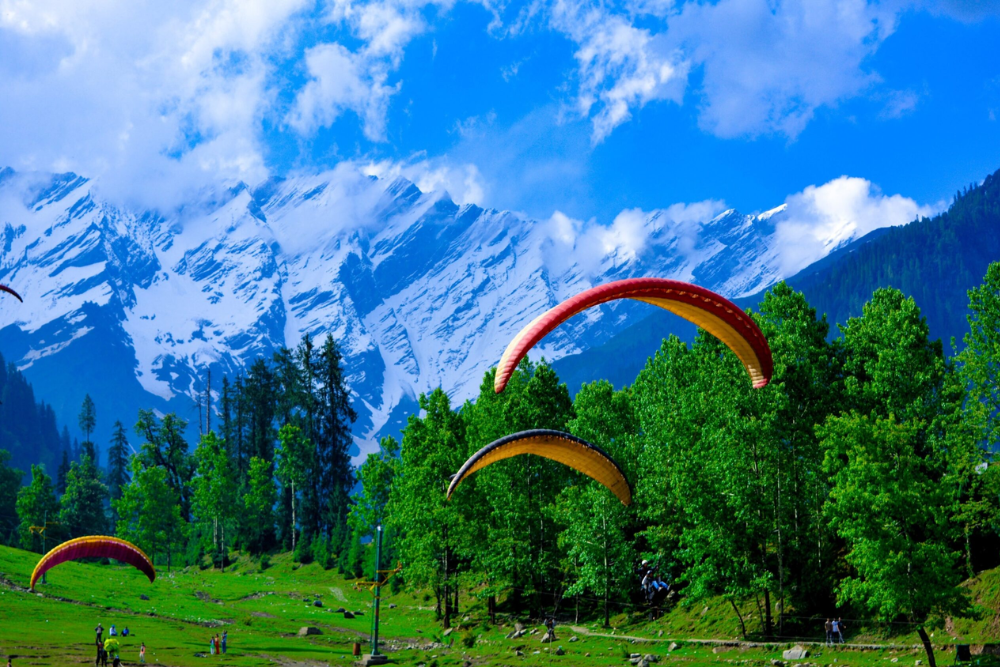 Paragliding from Nearby Hills