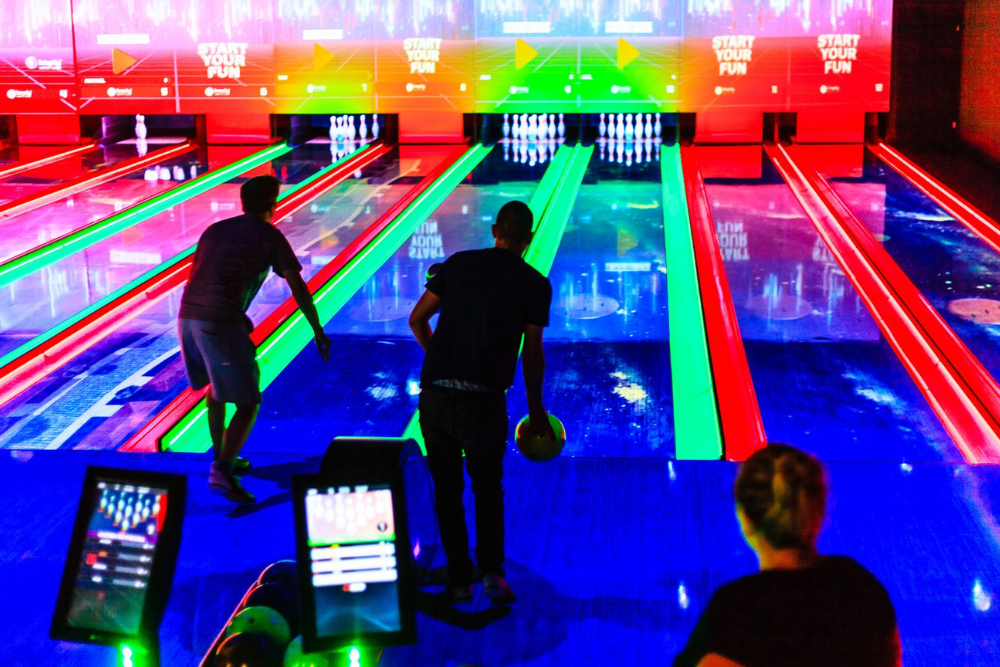 Bowling and Laser Tag