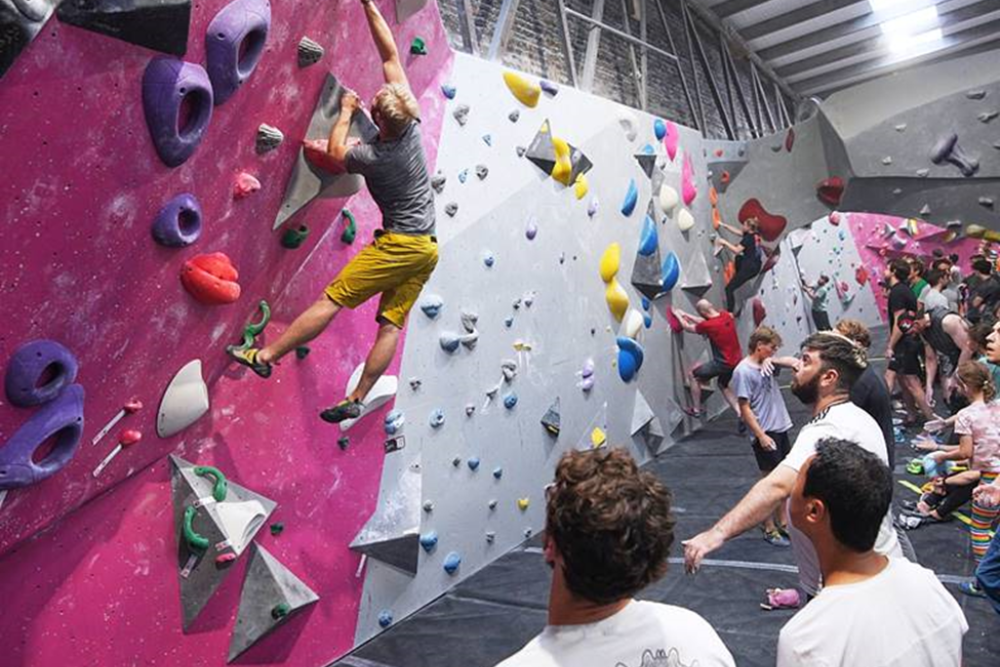 Climbing at the Liverpool Climbing Centre