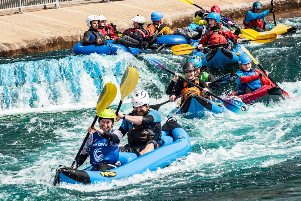 White Water Rafting at Cardiff International White Water