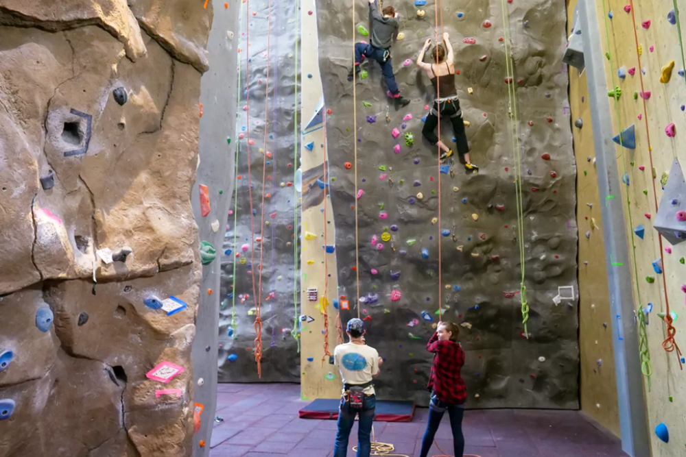Climbing and Bouldering at The Climbing Works