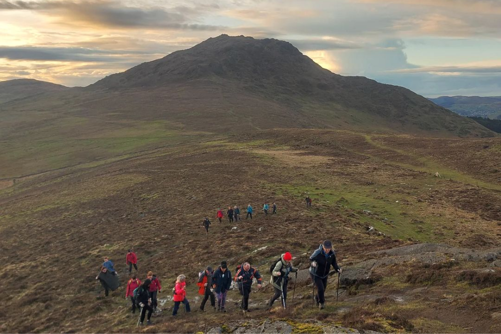 Hiking in the Mourne Mountains