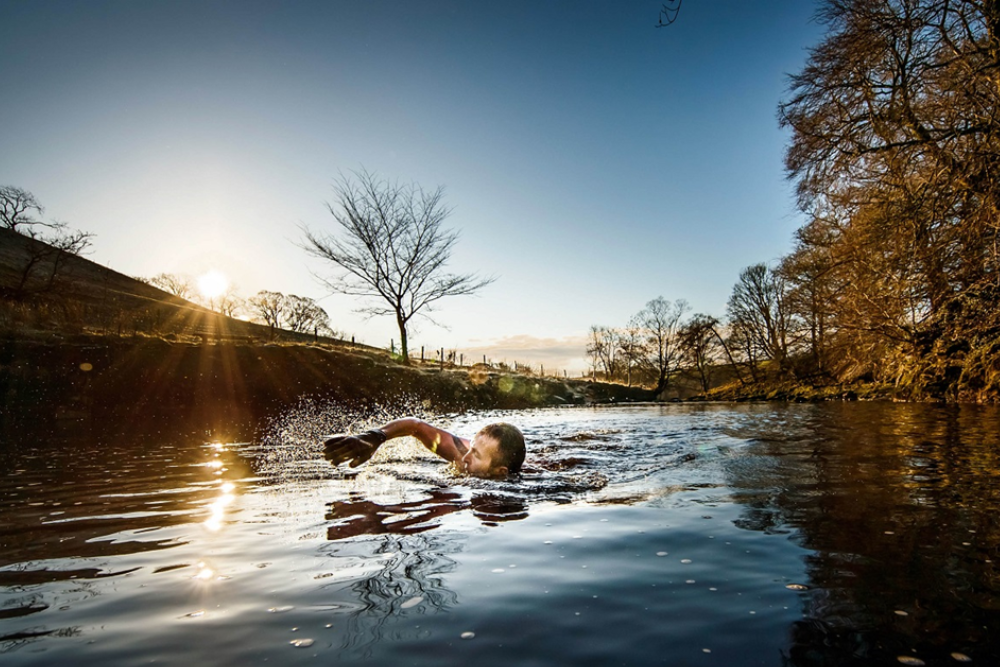 Wild Swimming in the River Wye