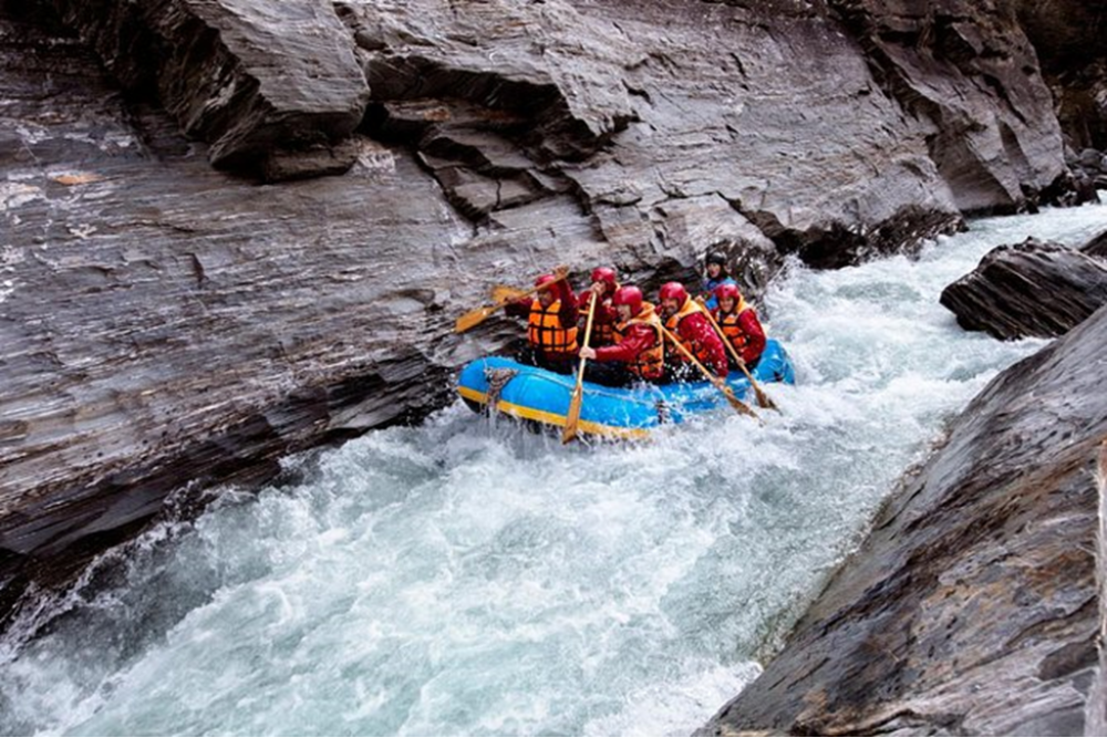 White Water Rafting at Leeds Dock