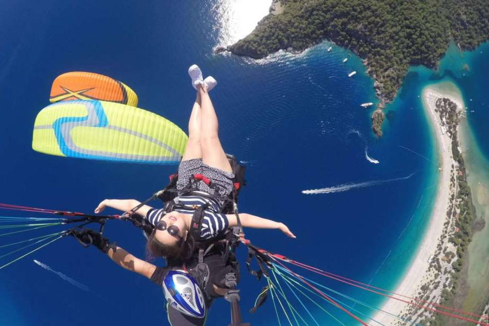 Paragliding Over the Aegean Coast